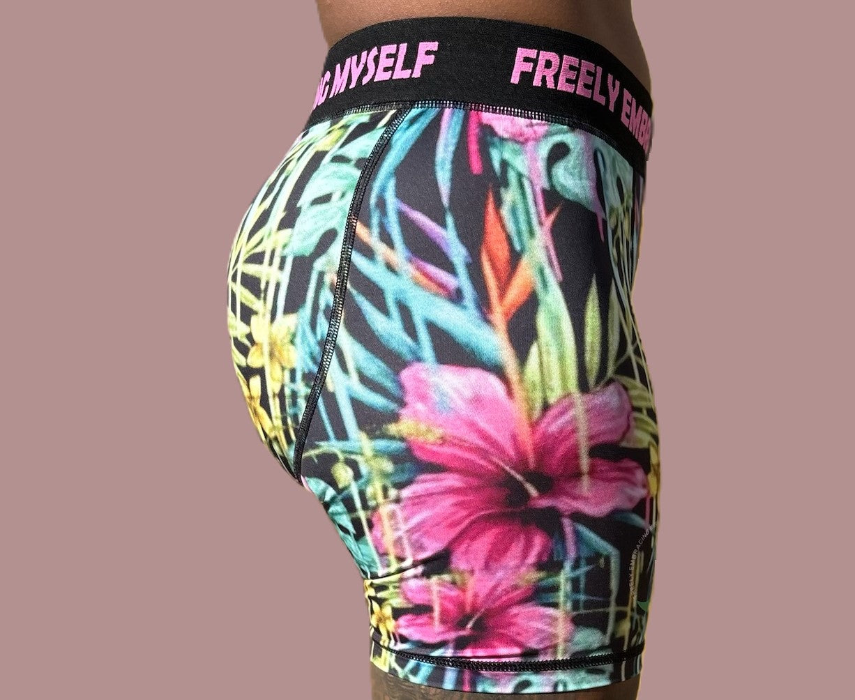 FREELY EMBRACING MYSELF-Floral print