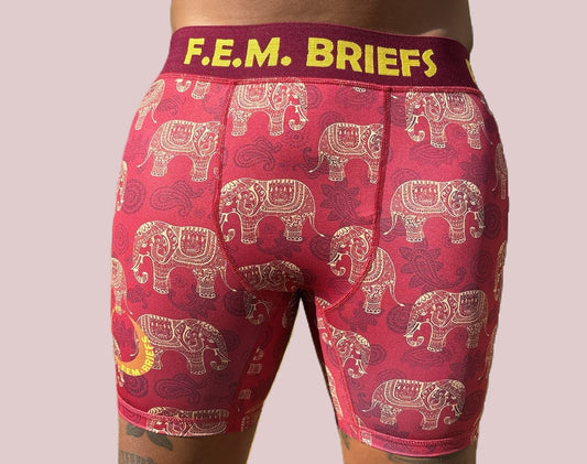 F.E.M BRIEFS-Elephant print