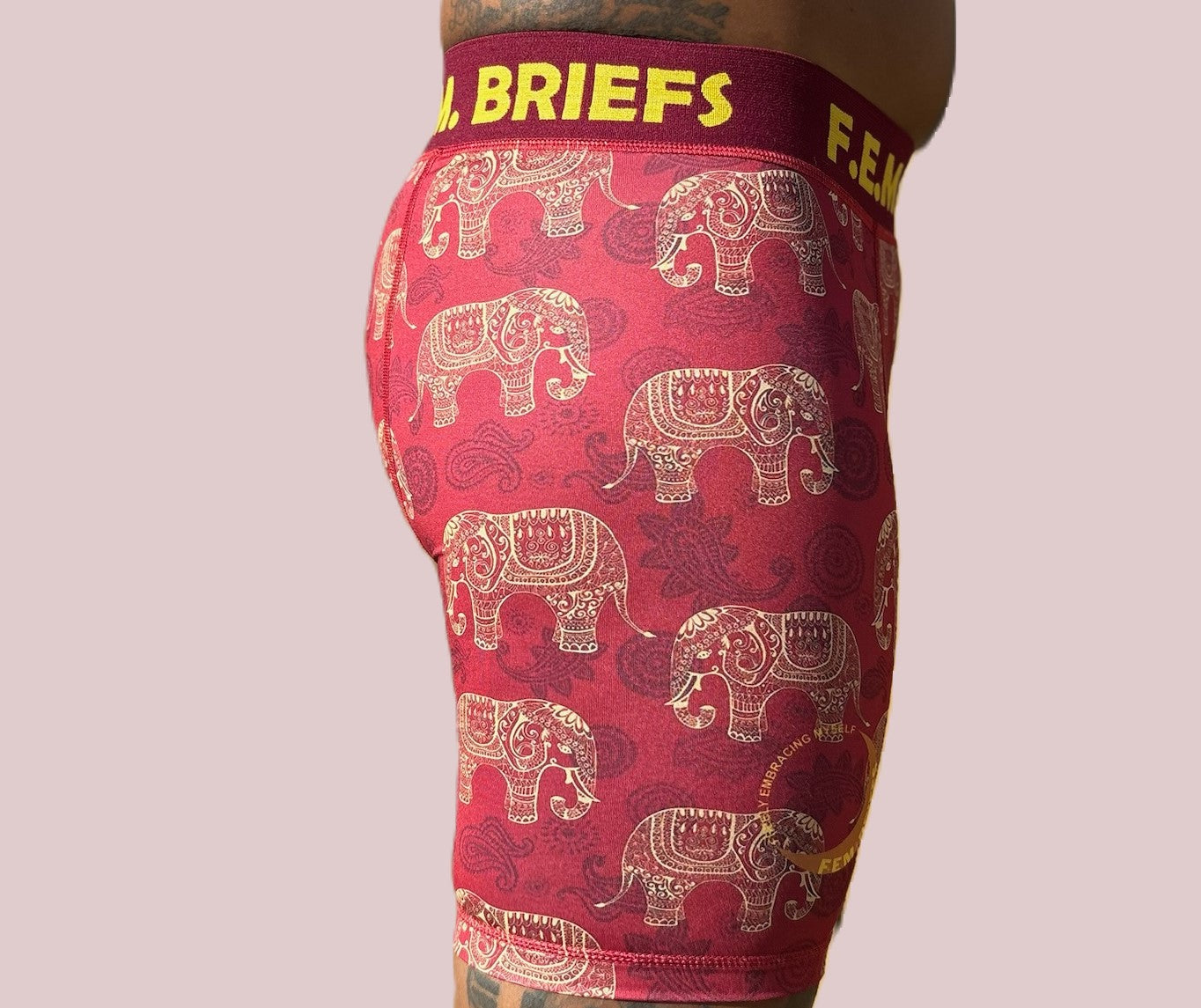 F.E.M BRIEFS-Elephant print