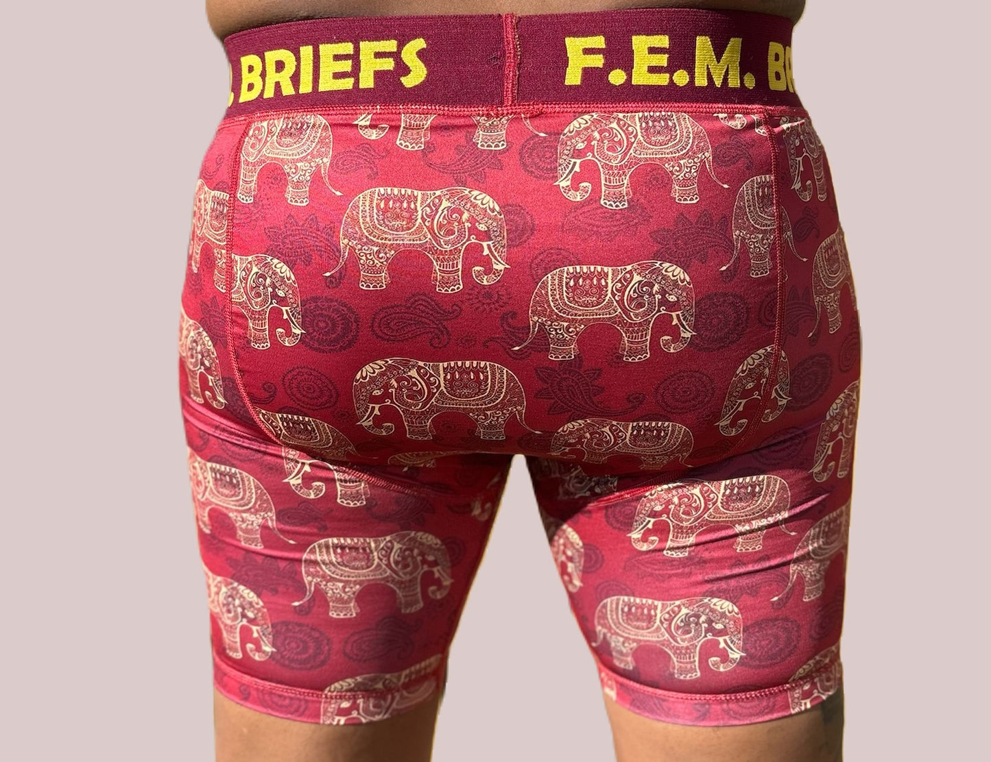 F.E.M BRIEFS-Elephant print