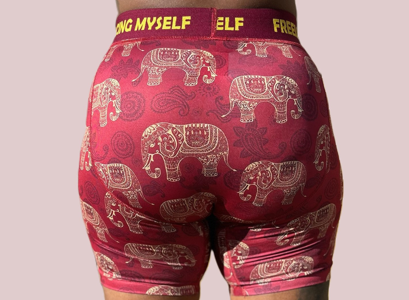 FREELY EMBRACING MYSELF-Elephant print