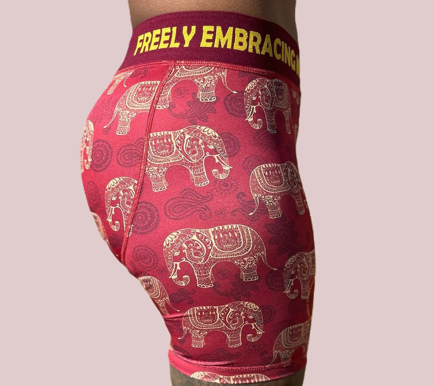 FREELY EMBRACING MYSELF-Elephant print